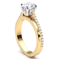 Calida - Unique Diamond Halo Ring thumbnail 8