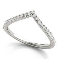 Chevron Diamond Wedding Ring: A Symbol of Enduring Love and Timeless Elegance thumbnail 1