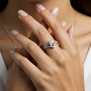 Chevron Diamond Wedding Ring: A Symbol of Enduring Love and Timeless Elegance, view 2