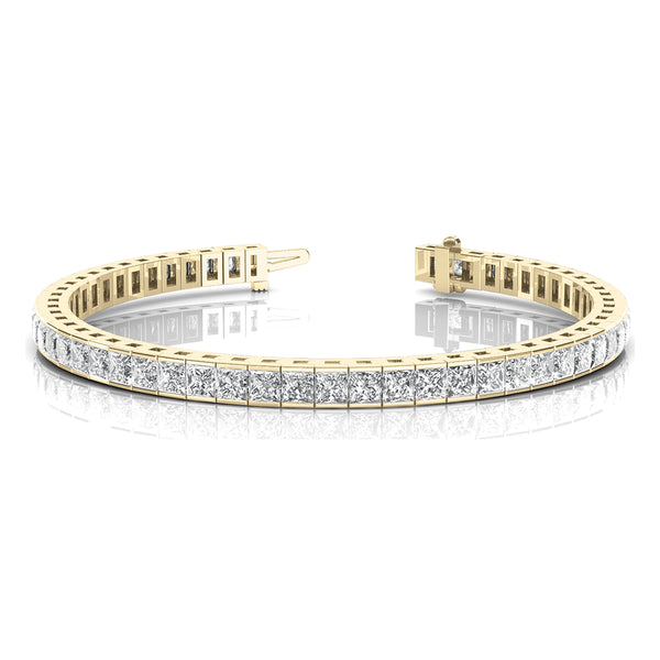 Chiron Princess Cut Diamond Bracelet - 3.75 to 14.5 Carats