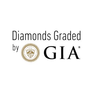 Our diamonds are graded, certified and laser inscribed by GIA - Gemological Institute of America