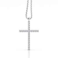 Diamond Cross Pendant 0.35 carats. Lab Grown Diamonds thumbnail 1
