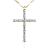 Diamond Cross Pendant 0.35 carats. Lab Grown Diamonds thumbnail 4
