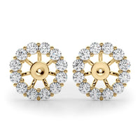 Diamond Earstud Jacket for 0.50ct Ear Stud (1.00ct Total) thumbnail 4