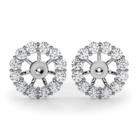 Diamond Earstud Jacket for 0.50ct Ear Stud (1.00ct Total) thumbnail 1
