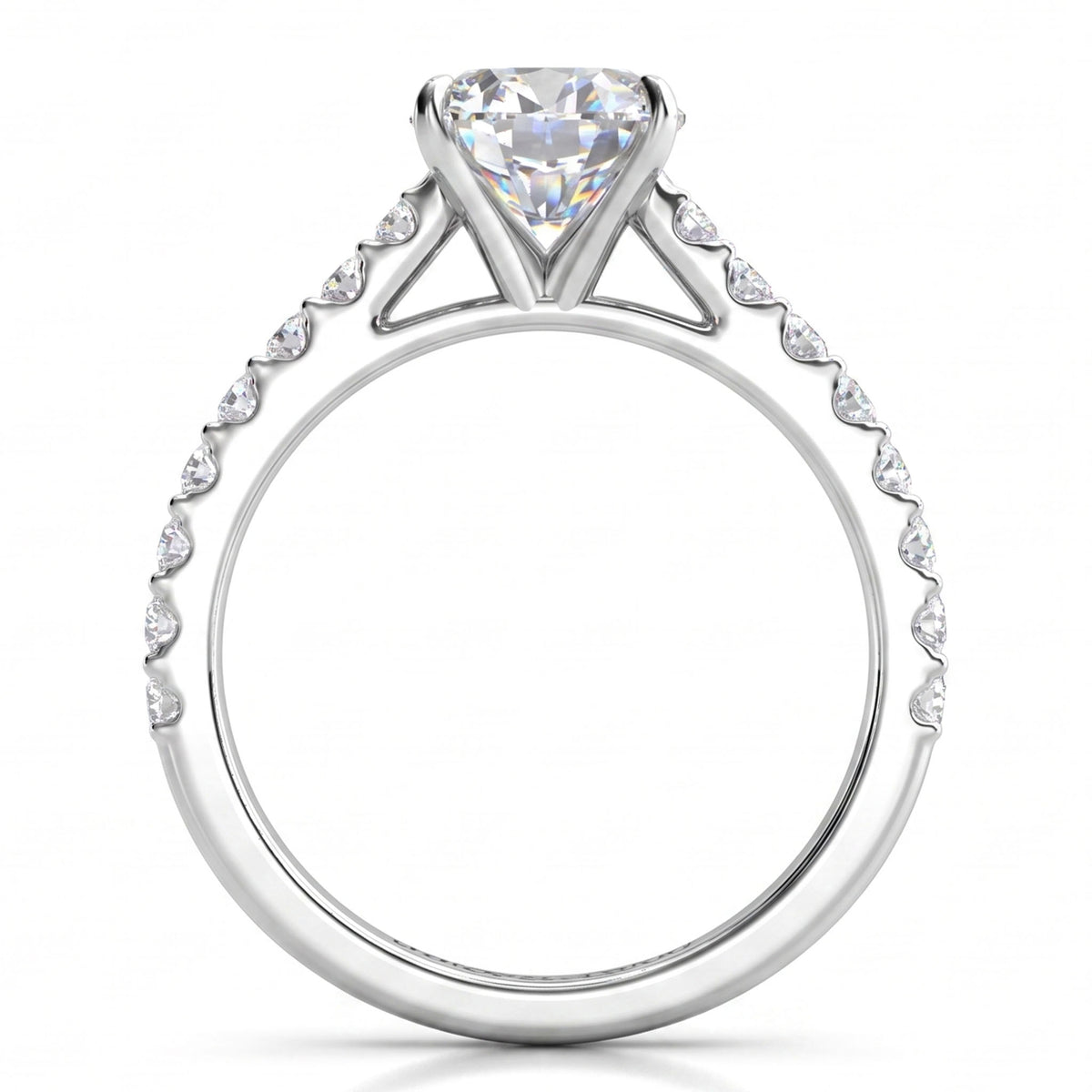 Elodies - white gold or platinum 