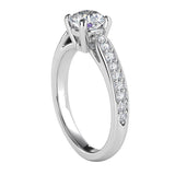 Felice Diamond Engagement Ring in Platinum