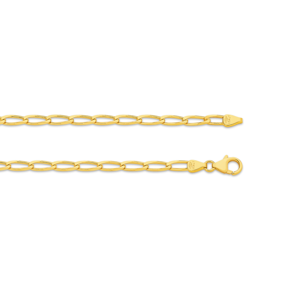 Diamond Cut Flat Curb Long 3.56mm