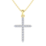 Diamond Cross Pendant - 0.25 Carats - Monroe Yorke Diamonds