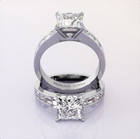 Grazia - Princess Cut Diamond Engagement Ring