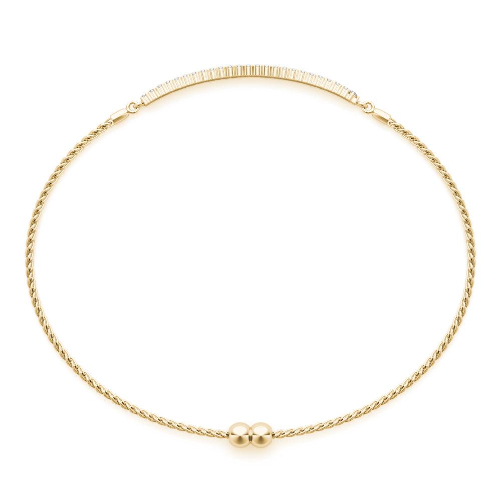 Heidi - Half Carat Lab Created Diamond Bracelet | Adjustable - Monroe Yorke Diamonds