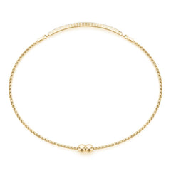 Heidi - Half Carat Lab Created Diamond Bracelet | Adjustable - Monroe Yorke Diamonds