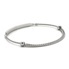 Heidi - Half Carat Lab Created Diamond Bracelet | Adjustable - Monroe Yorke Diamonds