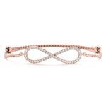 Infinity - Half Carat Diamond Tennis Bracelet with Adjustable Band - Monroe Yorke Diamonds