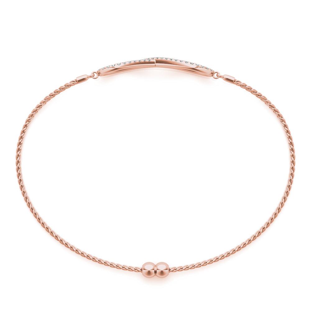 Infinity - Half Carat Diamond Tennis Bracelet with Adjustable Band - Monroe Yorke Diamonds