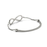 Infinity - Half Carat Diamond Tennis Bracelet with Adjustable Band - Monroe Yorke Diamonds