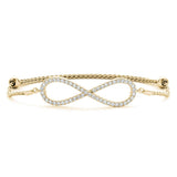 Infinity - Half Carat Diamond Tennis Bracelet with Adjustable Band - Monroe Yorke Diamonds