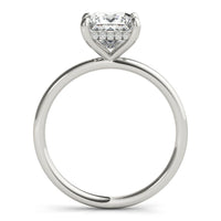 Jenna — Princess Cut Lab Grown Diamond Hidden Halo Engagement Ring thumbnail 2