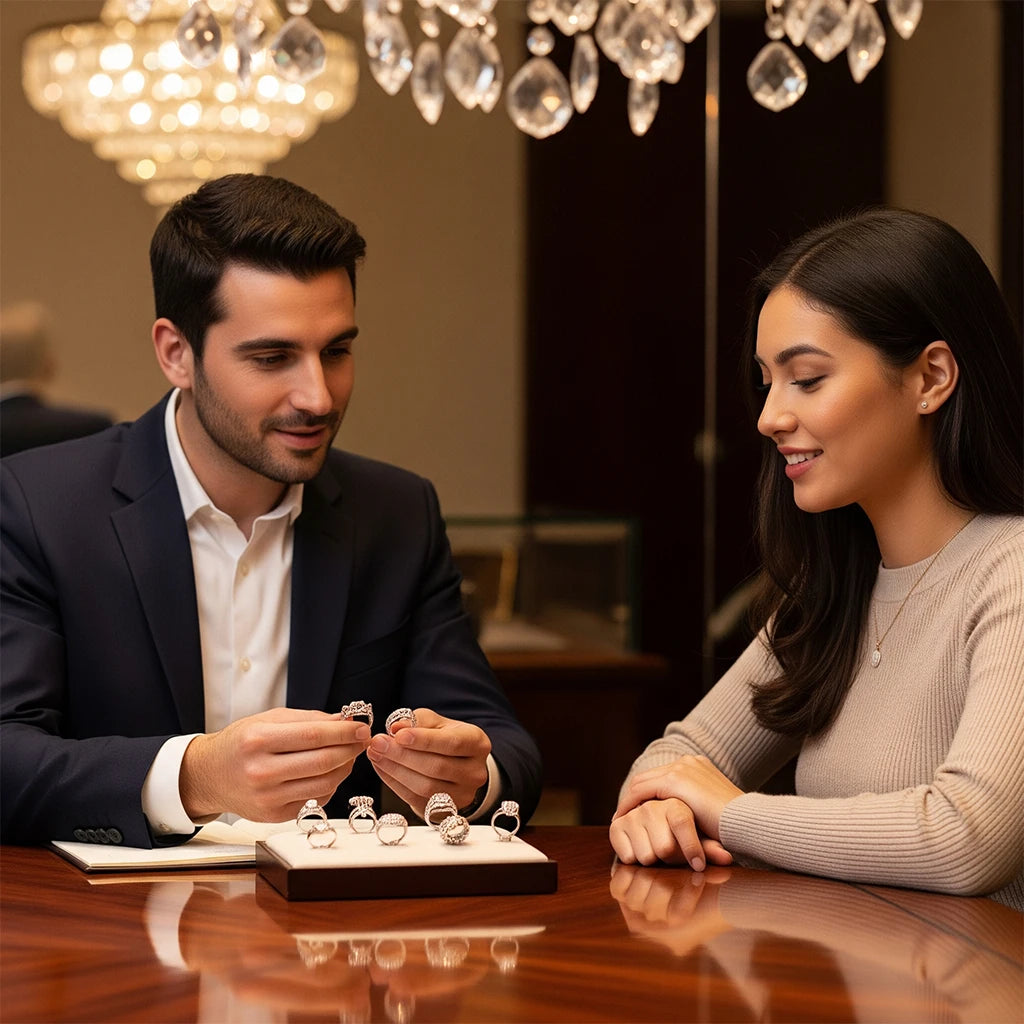 Diamond jewellery consultation