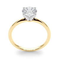 Jovie - Round Moissanite Engagement Ring thumbnail 3