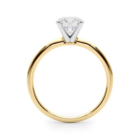 Jovie - Round Moissanite Engagement Ring thumbnail 2