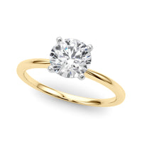 Jovie - Round Moissanite Engagement Ring thumbnail 1