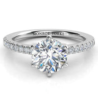 June 1.50ct - Lab Grown Round Diamond Engagement Ring thumbnail 1