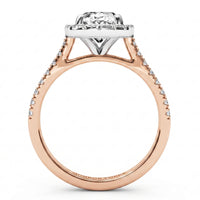 Laurel - Oval Diamond Halo Engagement Ring