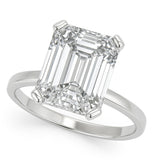 Lenore - Unparalleled luxury 4.0 Carat Emerald Cut Diamond Engagement Ring - Monroe Yorke Diamonds