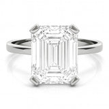 Lenore - Unparalleled luxury 4.0 Carat Emerald Cut Diamond Ring from Monroe Yorke Diamonds