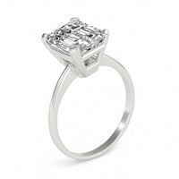 Lenore — Emerald Cut Lab Grown Diamond Solitaire Engagement Ring thumbnail 3
