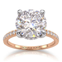 Liliana - Unique Hidden Halo Engagement Ring