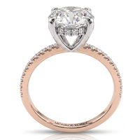Liliana - Unique Hidden Halo Engagement Ring