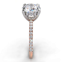 Liliana - Unique Hidden Halo Engagement Ring