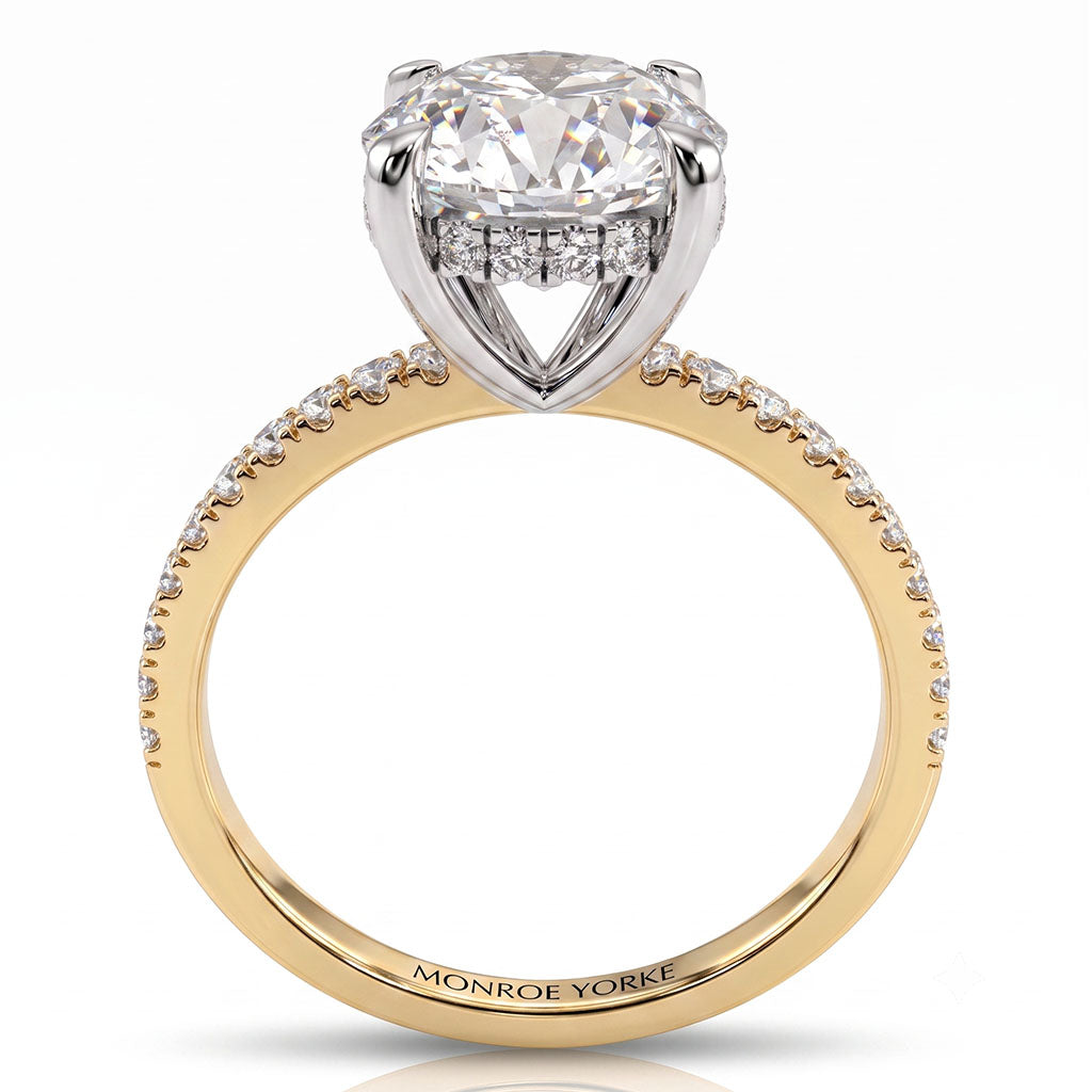 Liliana - Unique Hidden Halo Engagement Ring