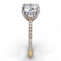 Liliana - Unique Hidden Halo Engagement Ring
