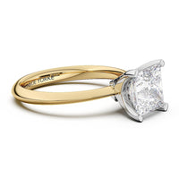 Louisa – Yellow Gold Princess Cut Diamond Solitaire Ring thumbnail 3