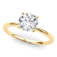 Maria - 3.0 Carat Diamond Solitaire Engagement Ring in Yellow Gold thumbnail 2
