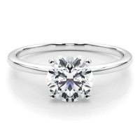 Maria - 3.0 Carat Diamond Solitaire Engagement Ring in White Gold or Platinum thumbnail 2