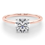 Maria - 2 Carat Diamond Solitaire Engagement Ring in Rose Gold - Monroe Yorke Diamonds