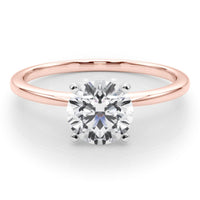 Maria - 2 Carat Diamond Solitaire Engagement Ring in Rose Gold thumbnail 3