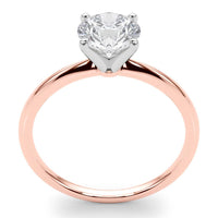 Maria - 2 Carat Diamond Solitaire Engagement Ring in Rose Gold thumbnail 4