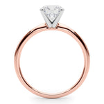 Maria - Exquisite 3 Carat Diamond Solitaire Engagement Ring in Rose Gold - Monroe Yorke Diamonds