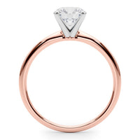 Maria - 2 Carat Diamond Solitaire Engagement Ring in Rose Gold thumbnail 5
