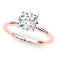 Maria - Exquisite 3 Carat Diamond Solitaire Engagement Ring in Rose Gold thumbnail 1