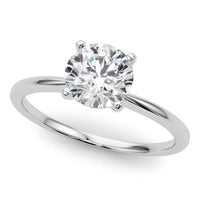 Maria - 3.0 Carat Diamond Solitaire Engagement Ring in White Gold or Platinum thumbnail 1