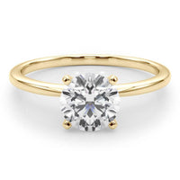 Maria - 2 Carat Lab-Grown Diamond Solitaire Engagement Ring in Yellow Gold thumbnail 3
