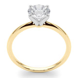 Maria - 2 Carat Lab-Grown Diamond Solitaire Engagement Ring in Yellow Gold - Monroe Yorke Diamonds