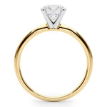 Maria - 3 Carat Diamond Solitaire Engagement Ring in Yellow Gold - Monroe Yorke Diamonds