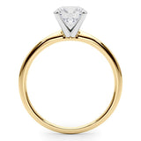 Maria - 3 Carat Diamond Solitaire Engagement Ring in Yellow Gold - Monroe Yorke Diamonds